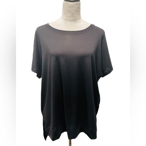 All In Motion Women Active Short Sleeve Slit Hem Top Large Size - Picture 8 of 15